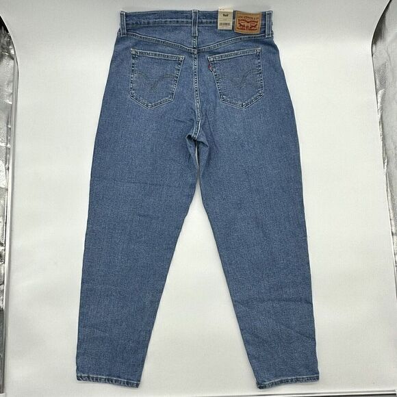 Levi's High Waisted Mom Jeans Women's Size 31x27 Distressed Denim Blue Jeans NWT - Picture 8 of 8